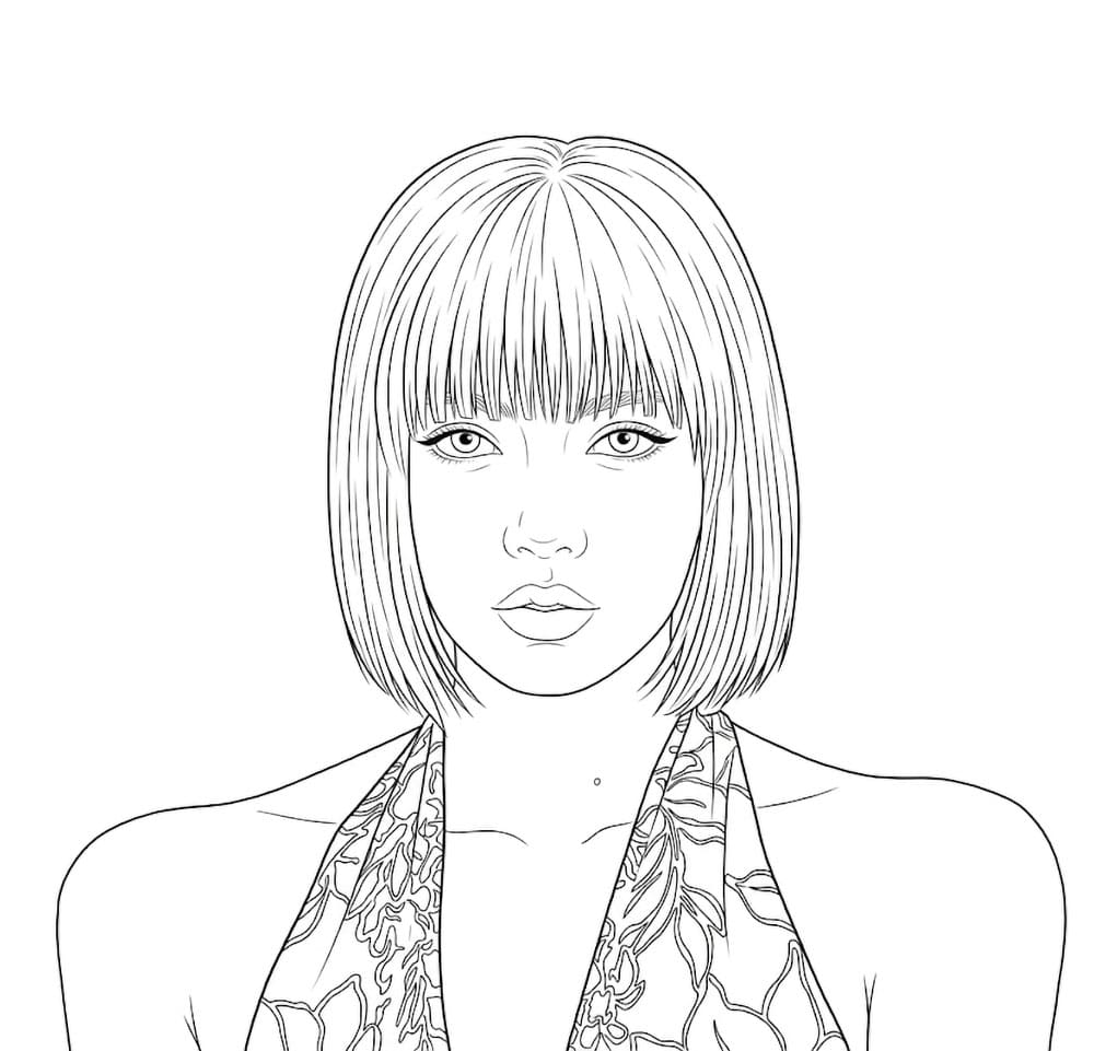 Lisa Blackpink è affascinante da colorare