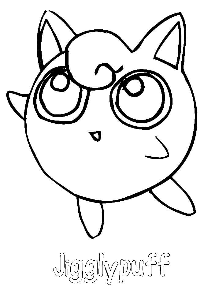 Little Jigglypuff da colorare
