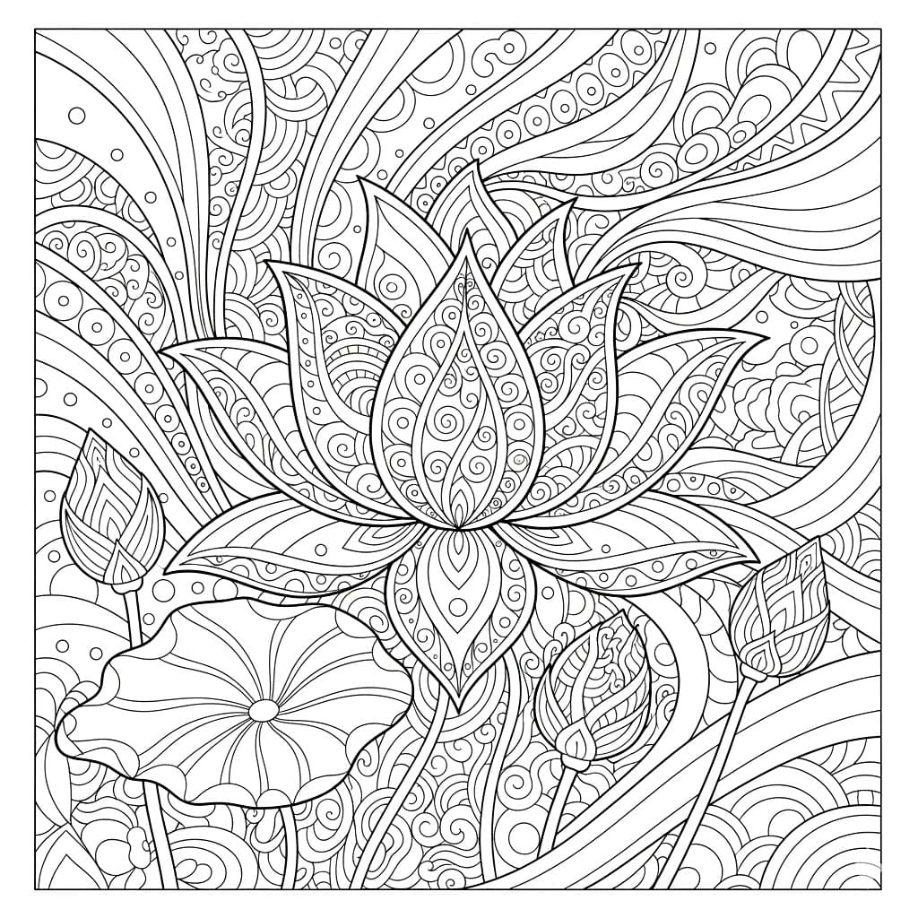 Loto zentangle da colorare