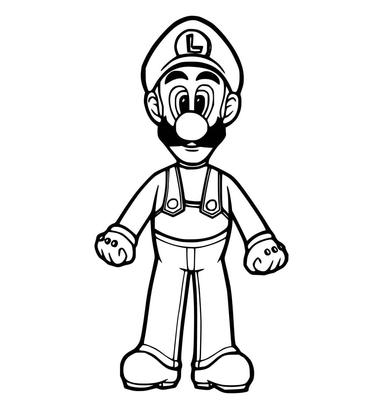 Luigi Magro da colorare