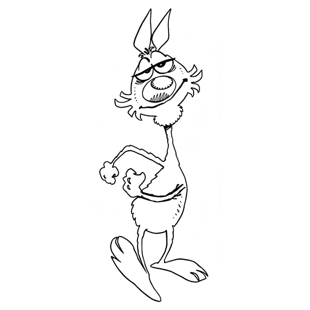 Lupo Alberto in azione da colorare