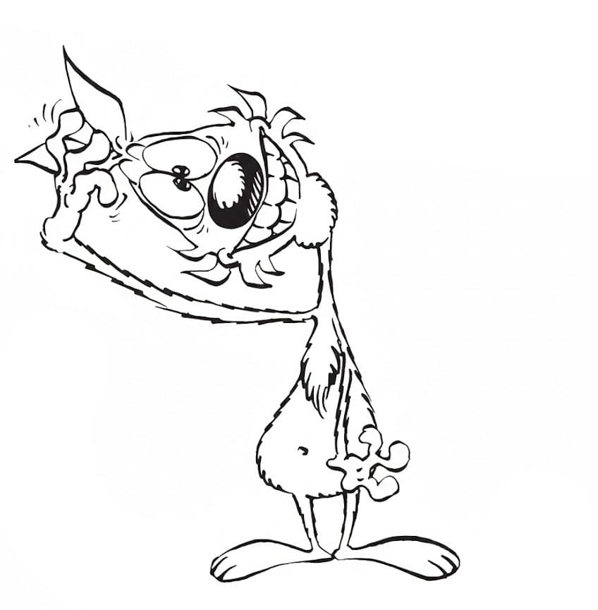 Lupo Alberto libero da colorare