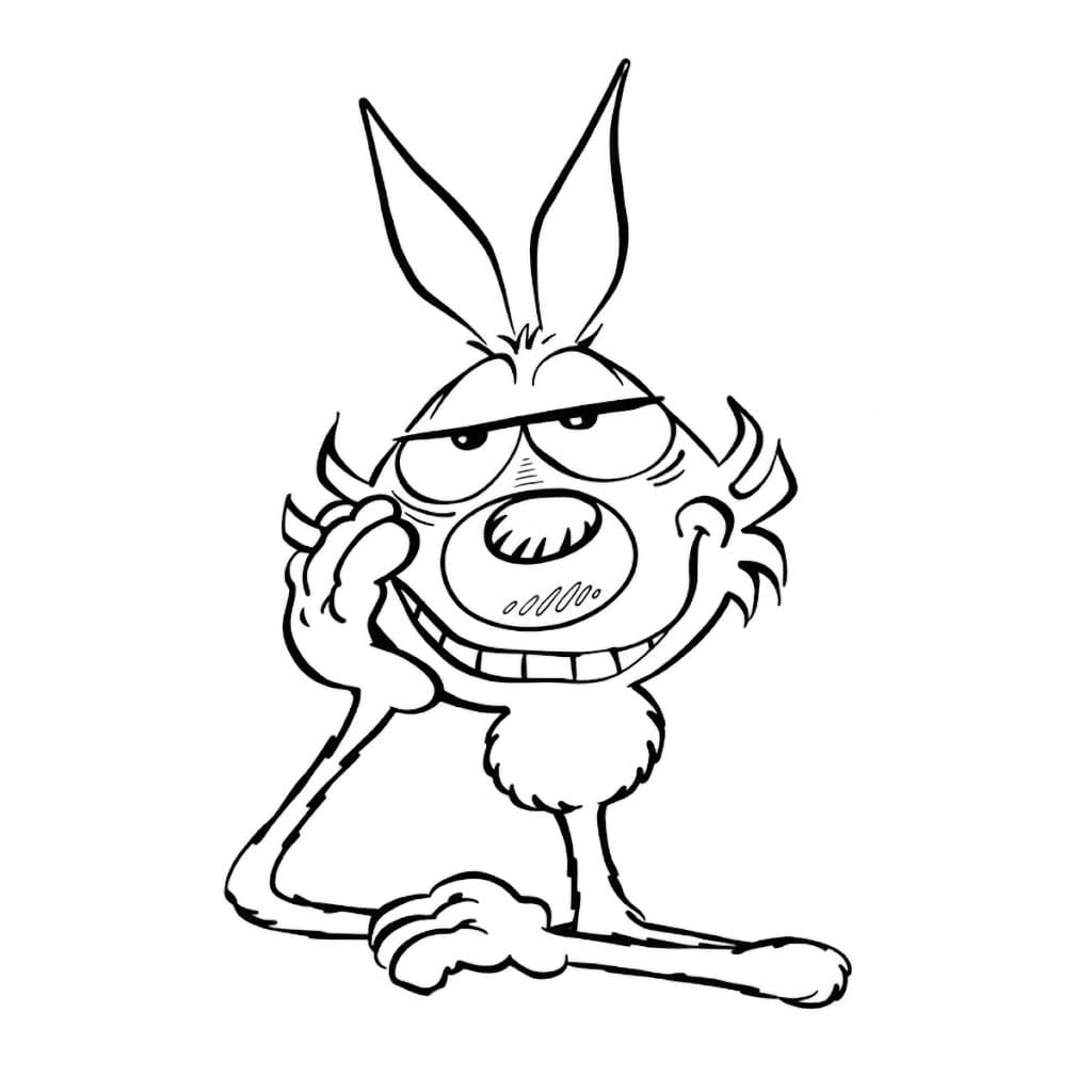 Lupo Alberto pensa da colorare