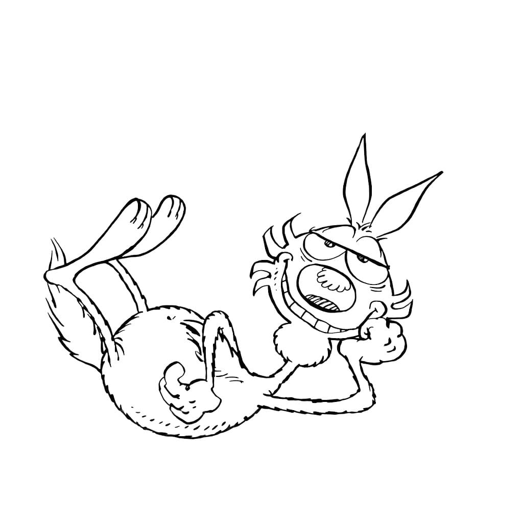 Lupo Alberto si trova da colorare