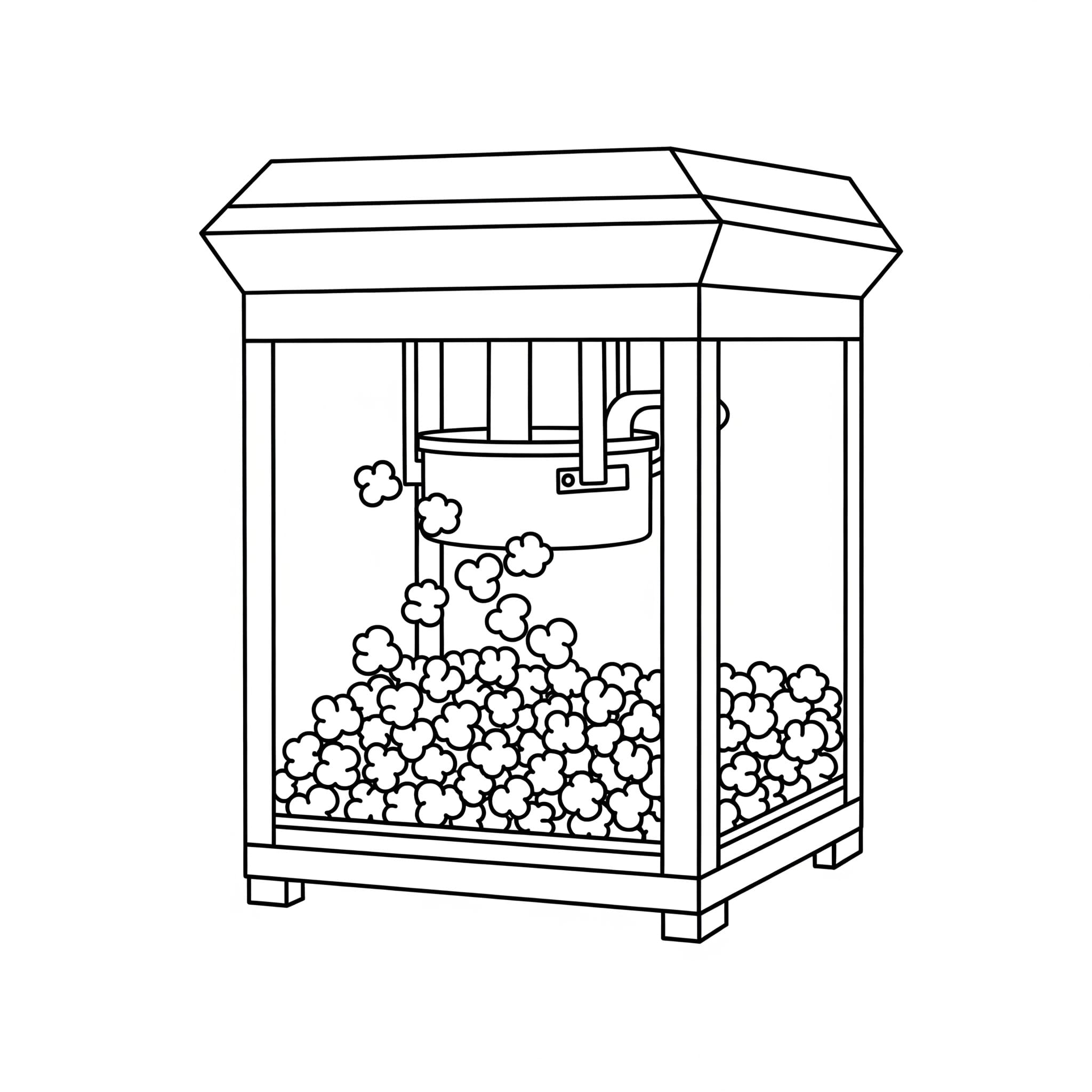 Macchina per popcorn da colorare