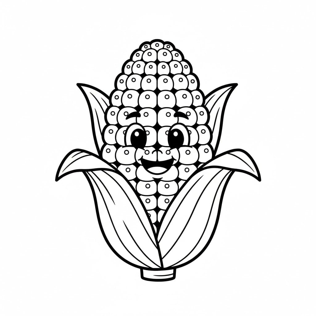 Mais dolce da colorare