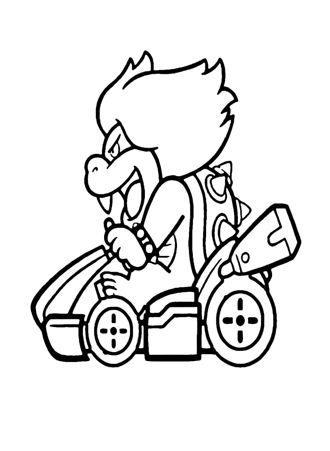 Mario Kart Ludwig da colorare