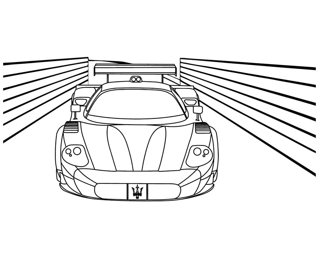 Maserati MC12 Corse da colorare