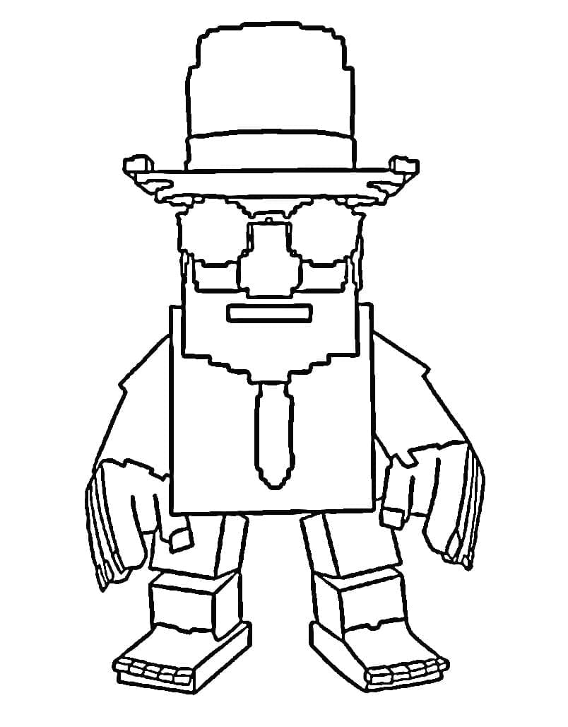 Matteo estinto Steal a Brainrot da colorare