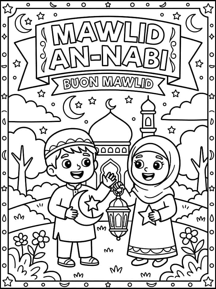 Mawlid stampabile da colorare