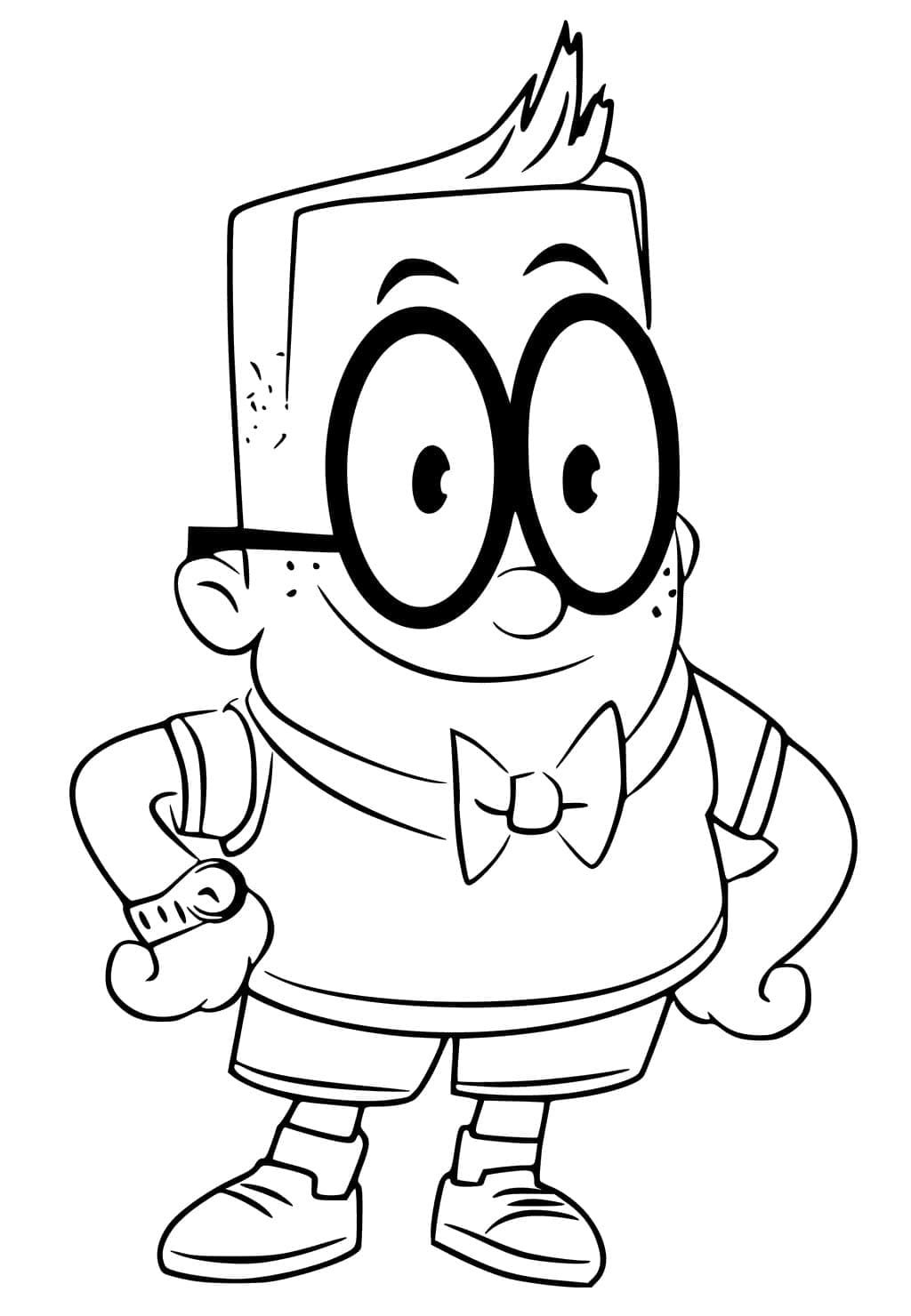 Melvin di Capitan Mutanda da colorare