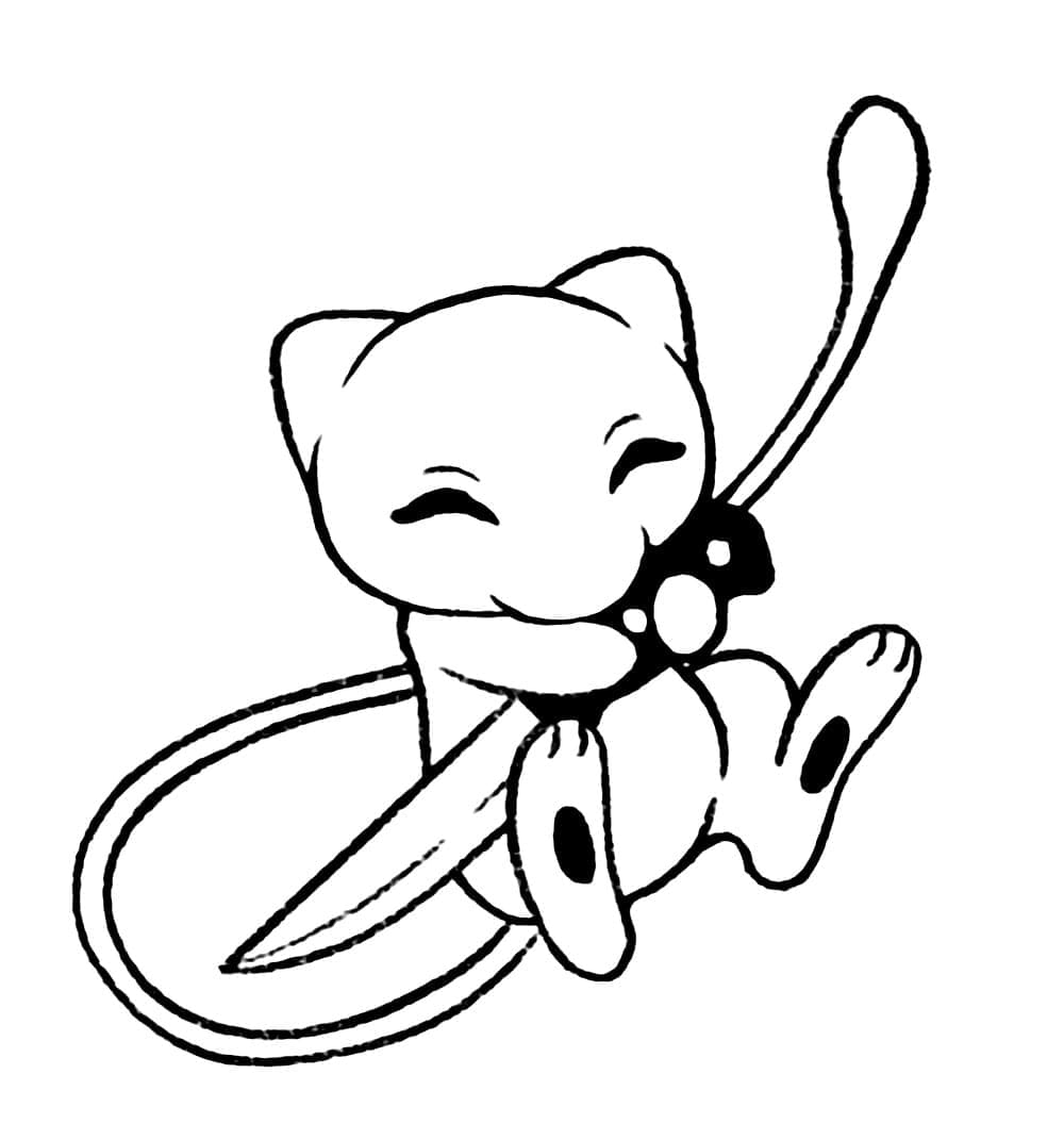 Mew Pok mon Da Colorare Scarica Stampa O Colora Subito Online Mew Pok mon Da Colorare Scarica Stampa O Colora Subito Online