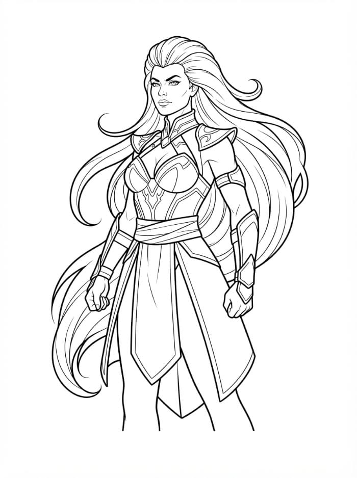 Mortal Kombat Sindel da colorare