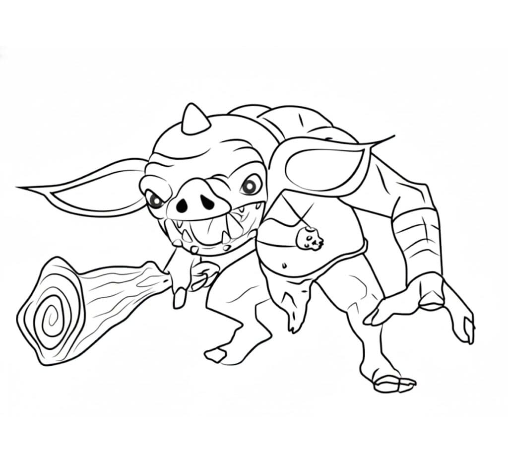 Mostri di Zelda da colorare