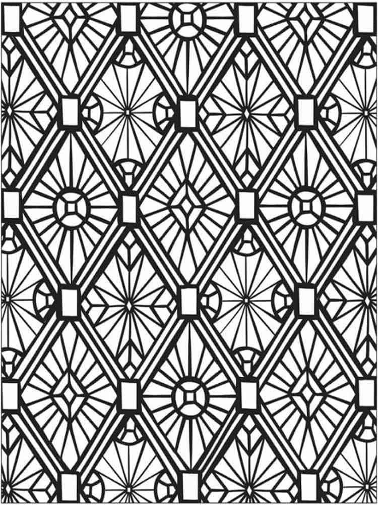 Motivi per mosaico stampabili gratuiti da colorare