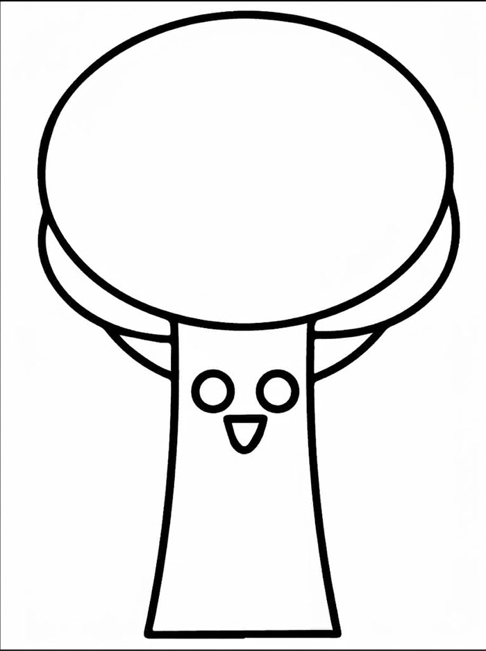 Mr. Tree da Incredibox Sprunki da colorare