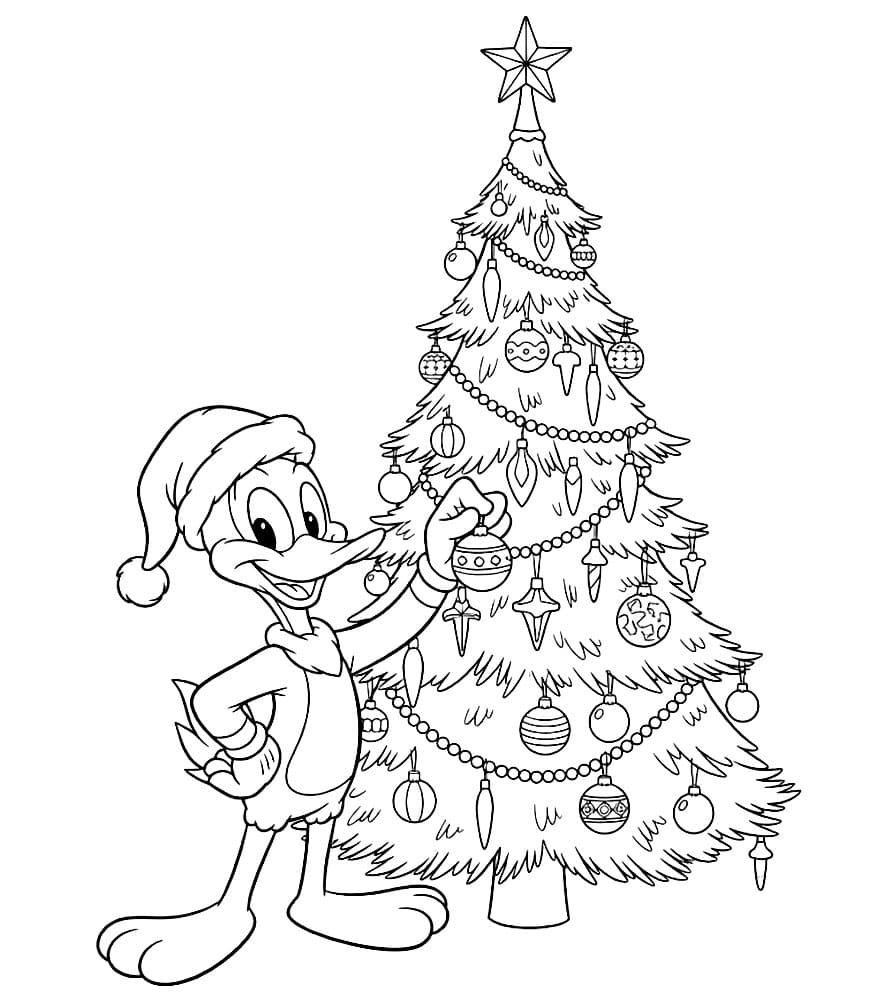 Natale Picchiarello da colorare