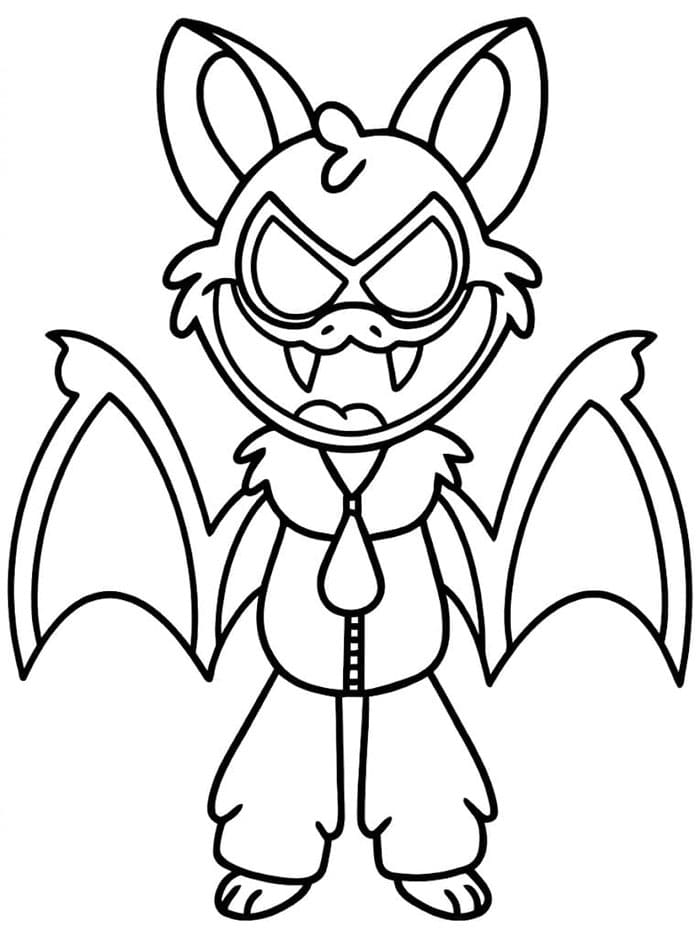 Nightmare Critters Rabie Baby da colorare