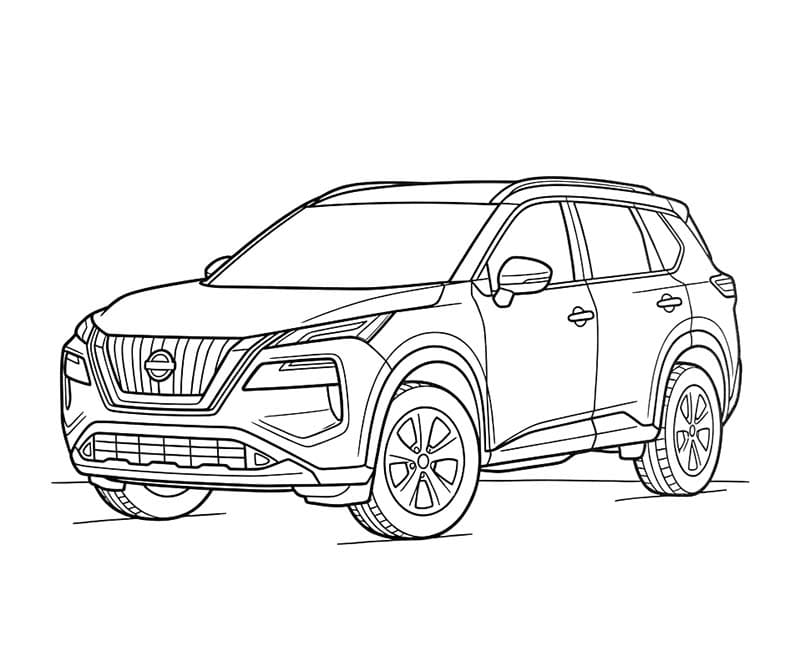 Nissan gratis per bambini da colorare