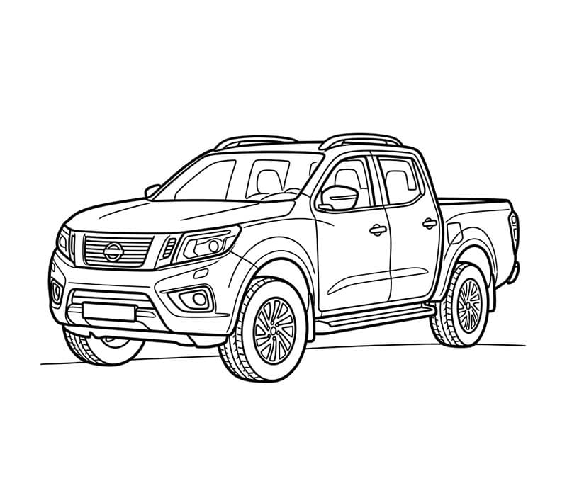 Nissan per bambini da colorare