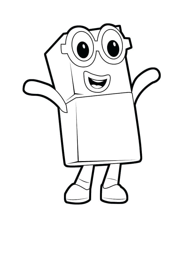 Numberblocks 2 da colorare