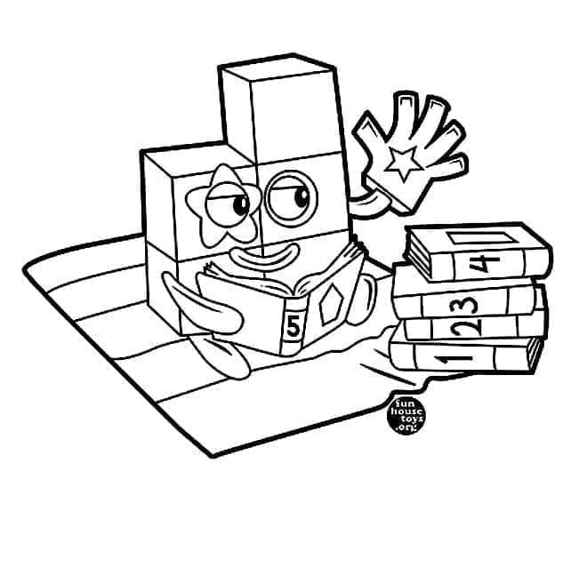 Numberblocks lima da colorare