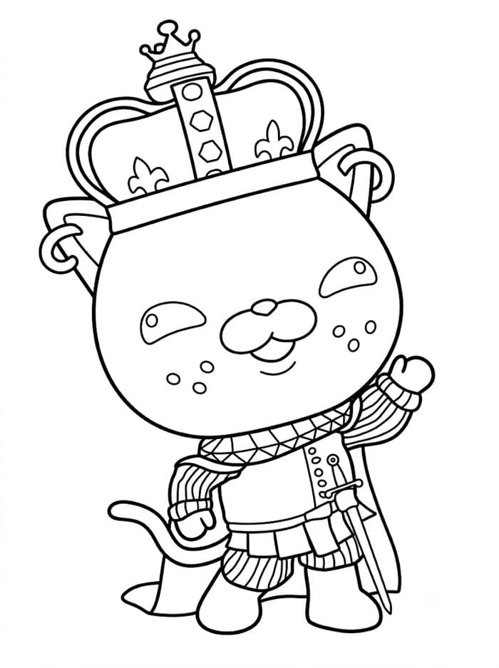 Octonauts Kwazii da colorare