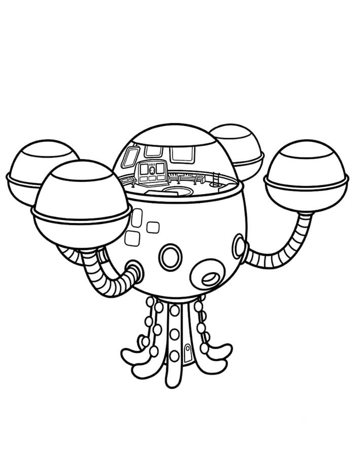 Octonauts Octopod da colorare