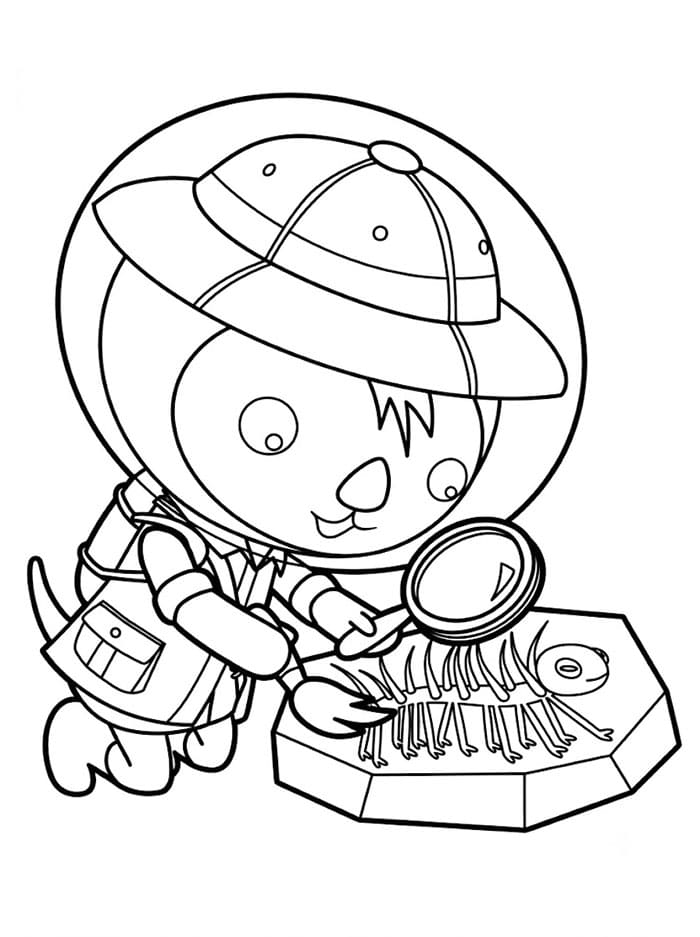 Octonauts Shellington da colorare