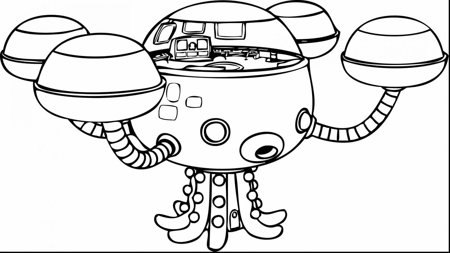Octonauts Spaceship da colorare