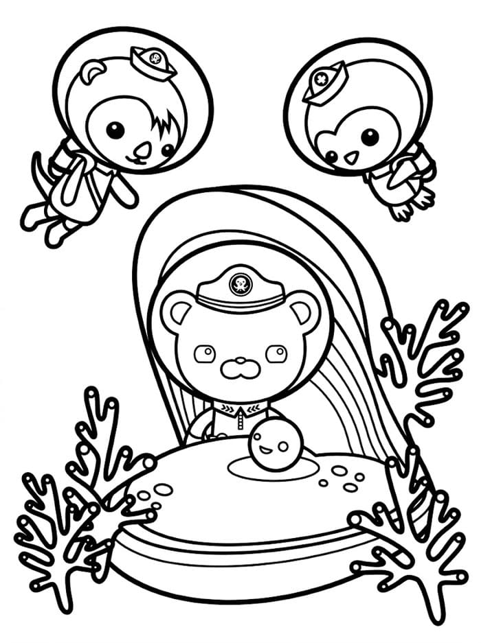 Octonauts liberi da colorare