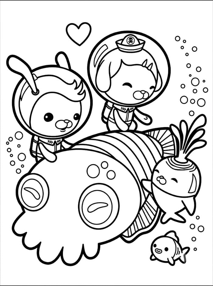 Octonauts stampabile gratuitamente da colorare