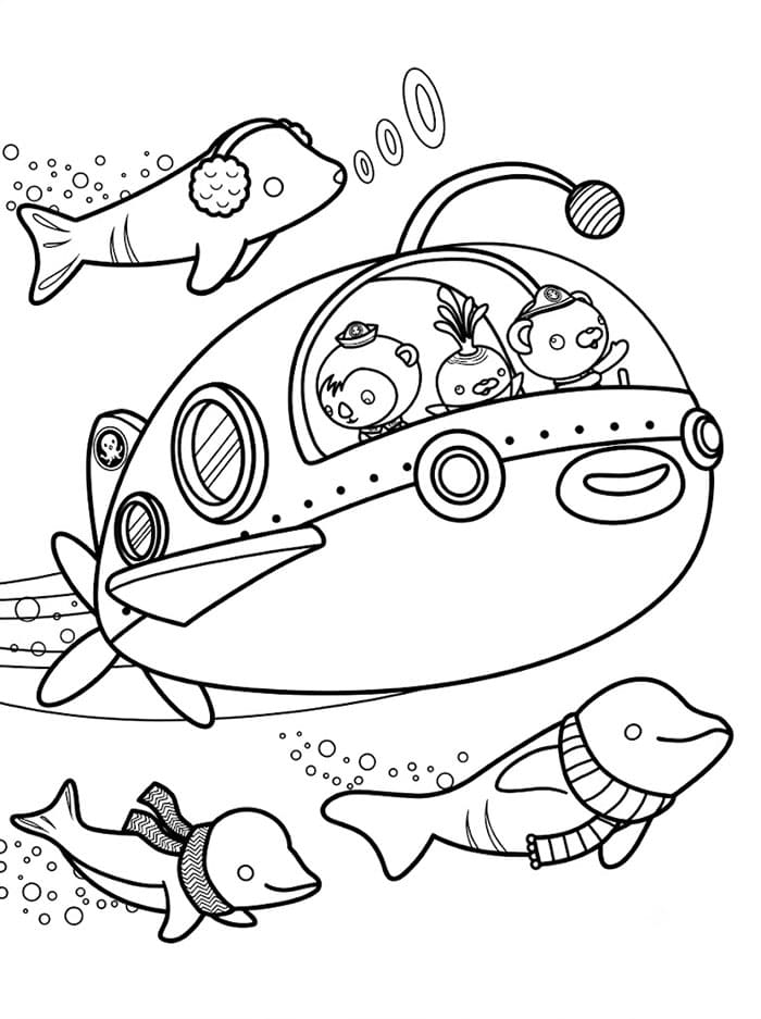 Octonauts stampabili da colorare