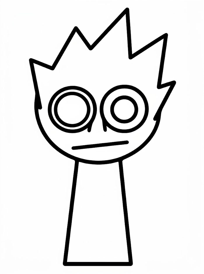 Owakcx da Incredibox Sprunki da colorare