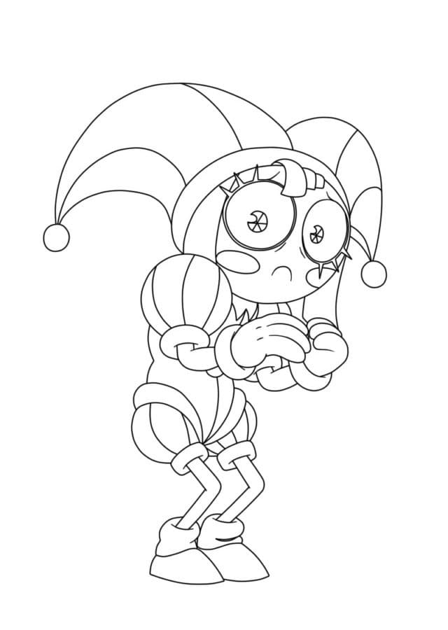 Paura Pomni da colorare