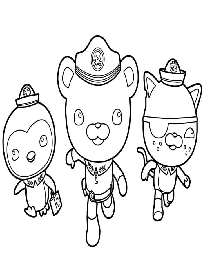 Octonauts da colorare