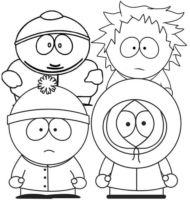 South Park da colorare