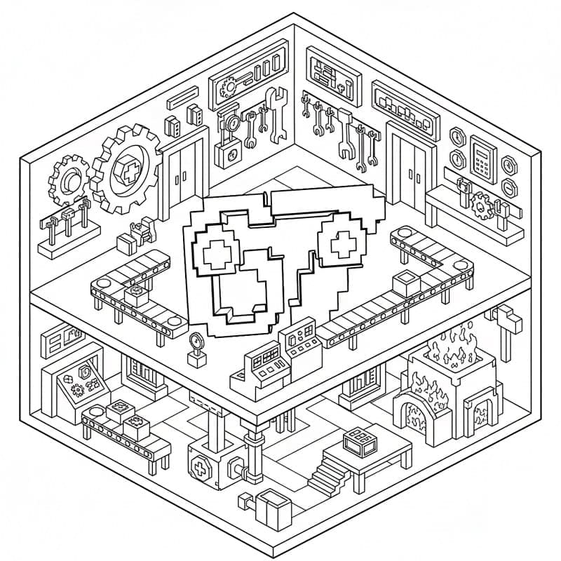 Personaggio 67 Brainrot da colorare