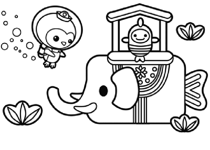 Peso and the Elephish da colorare