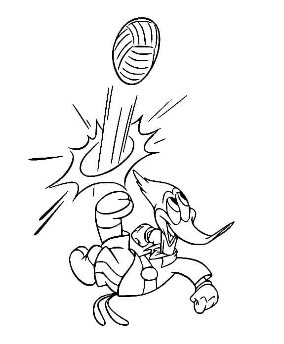 Picchiarello da stampare da colorare