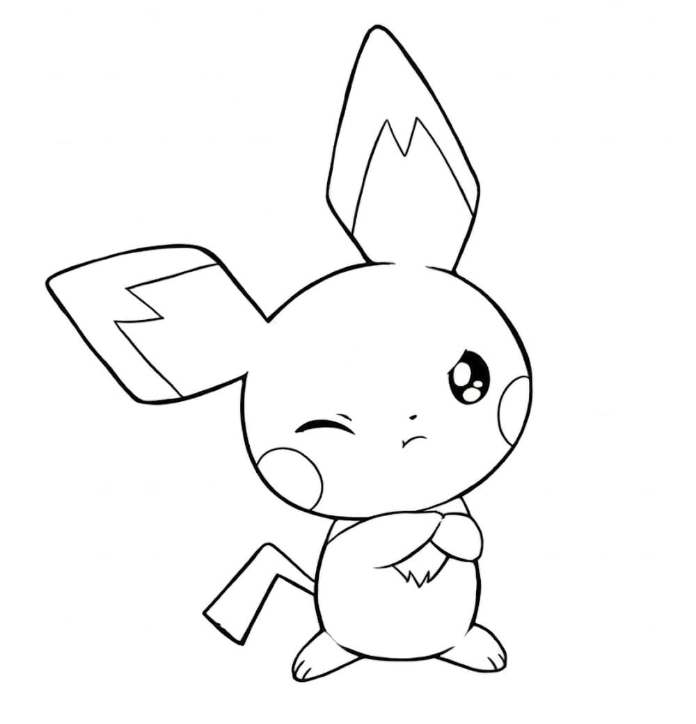 Pichu Amore per se stessi da colorare
