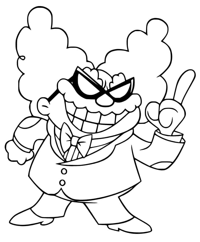 Pippy Poopypants di Capitan Mutanda da colorare