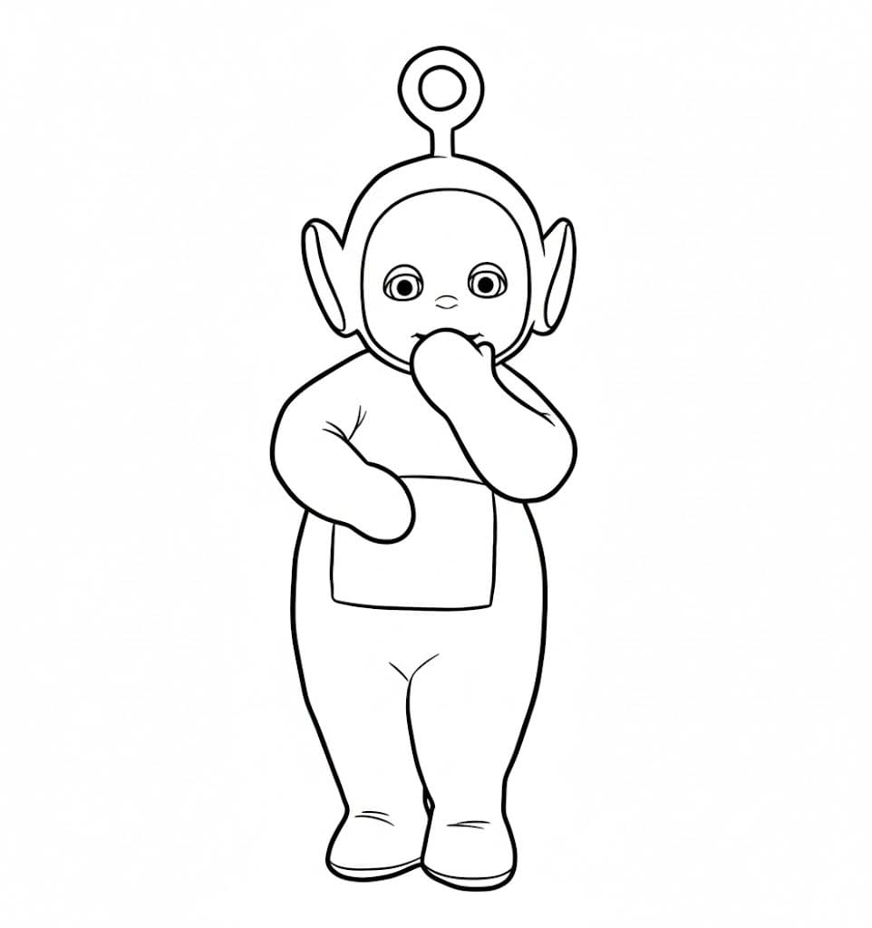 Po Teletubbies gratis da colorare