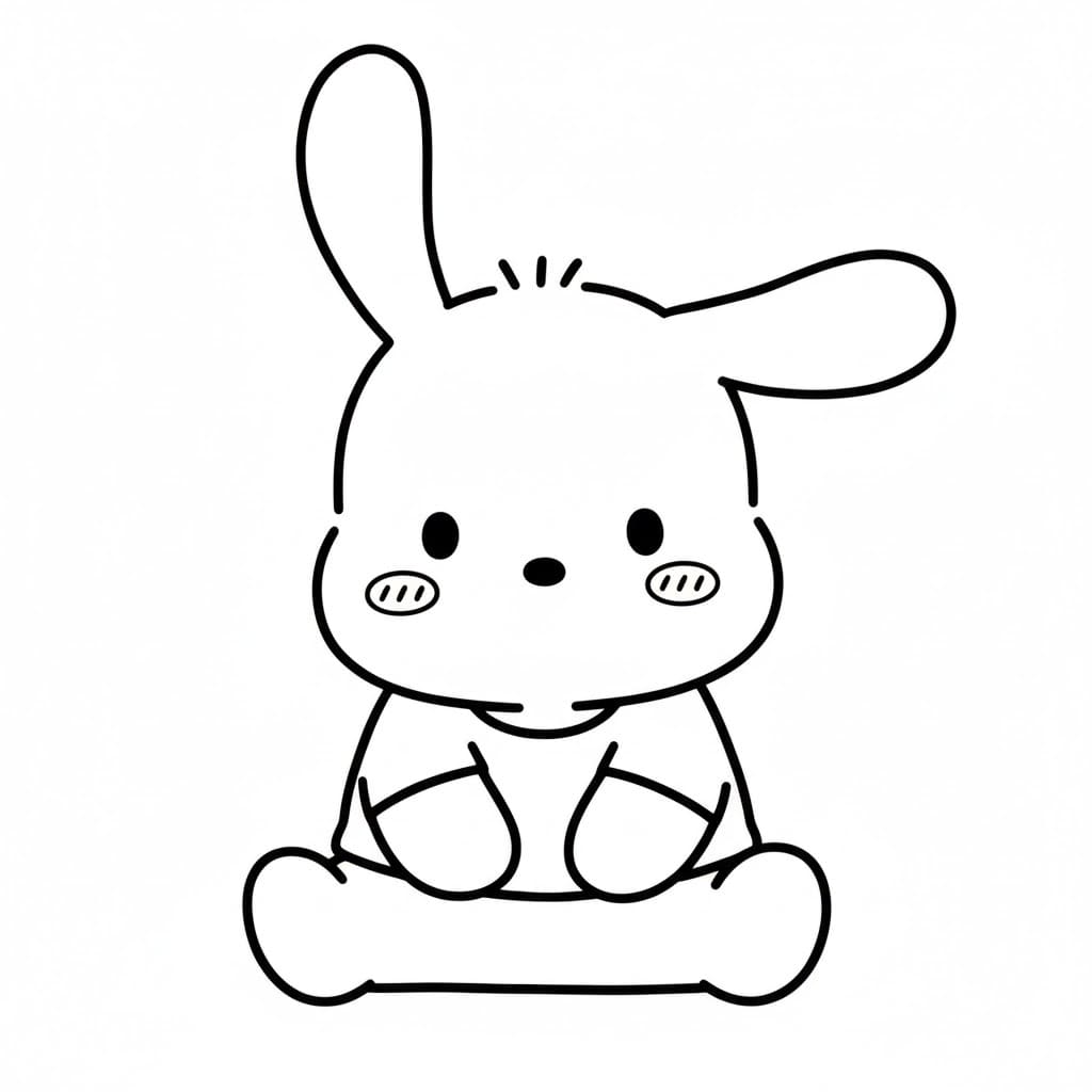 Pochacco è stordito da colorare