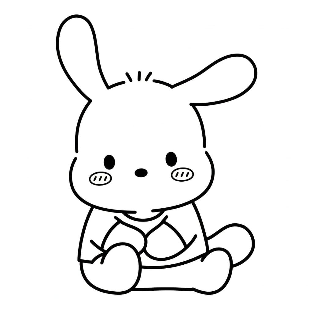 Pochacco pensò da colorare