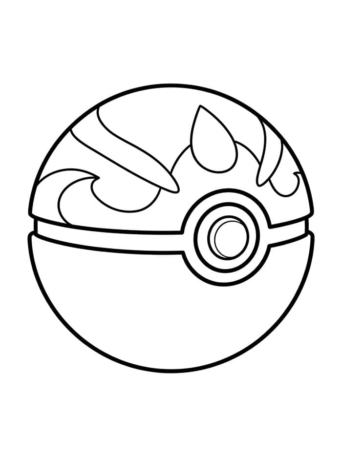 Poké Ball Esca da colorare