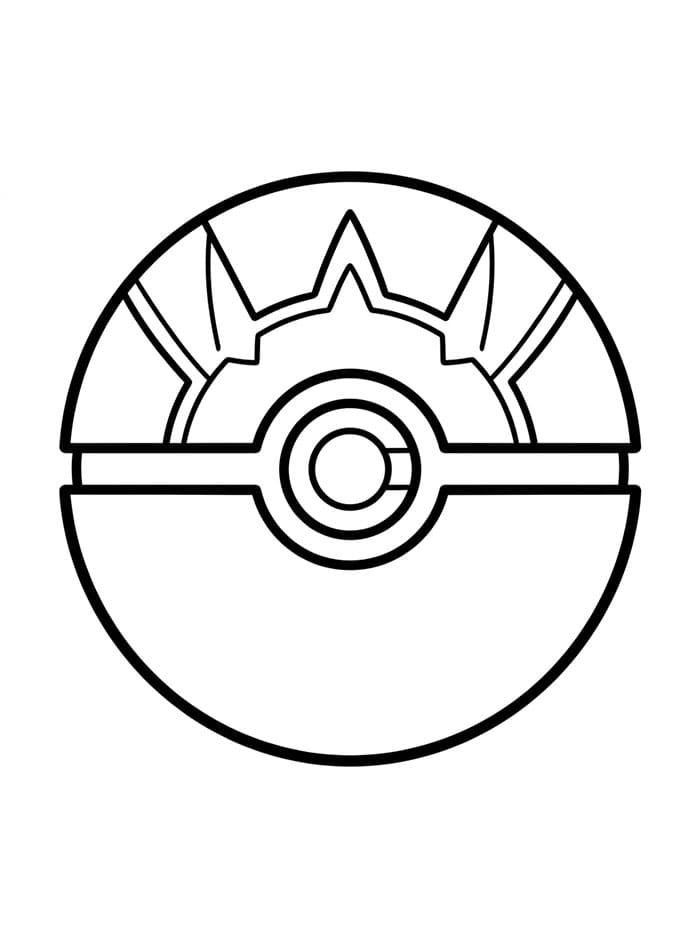 Poké Ball Parco da colorare