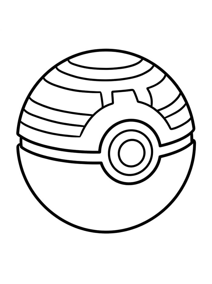 Poké Ball Ripeti da colorare
