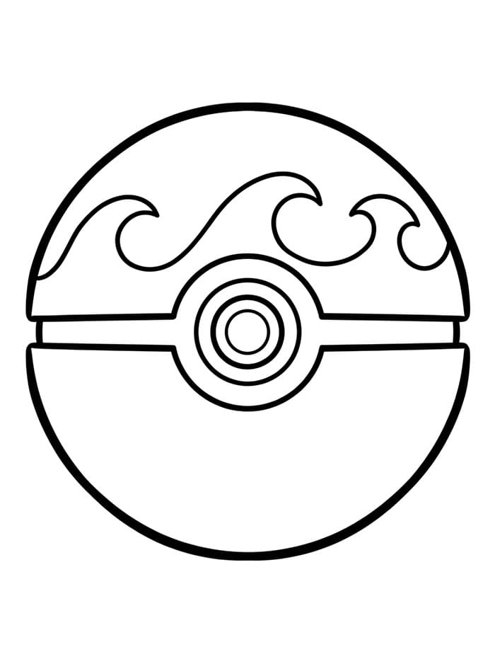 Poké Ball Stampa da colorare