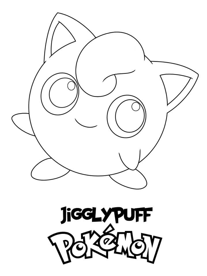 Pokemon Jigglypuff da colorare